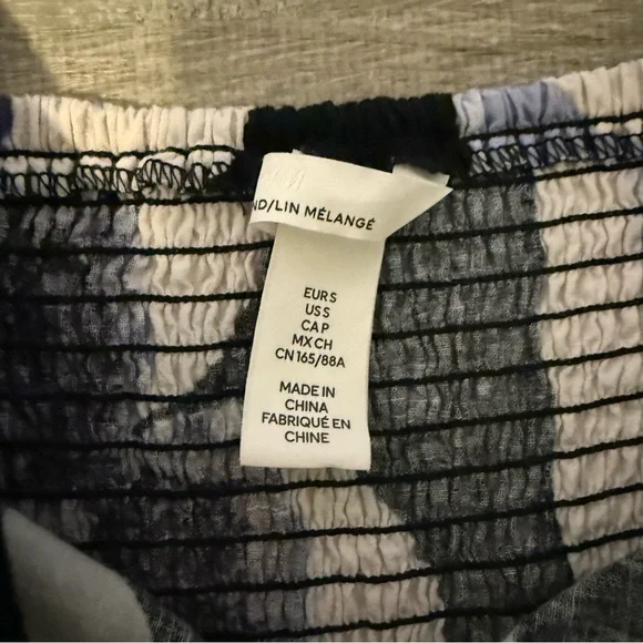 H&M Black and White Floral Mini Dress - Picture 2 of 3